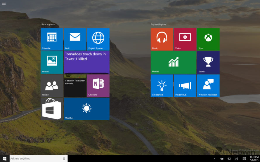 Microsoft существенно обновила Windows 10 в последней тестовой сборке  
