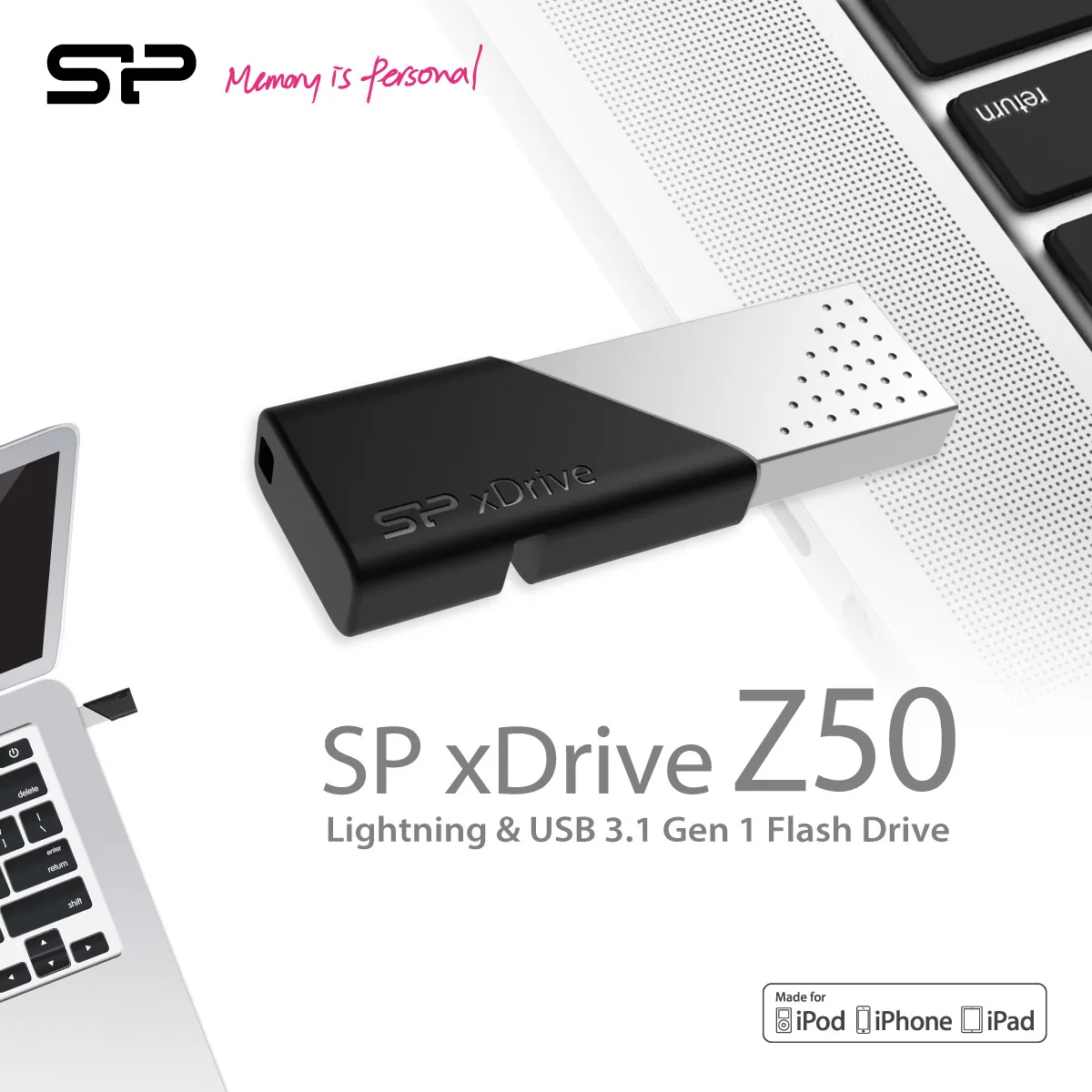 Флэшка Silicon Power для смартфонов и планшетов компании Apple