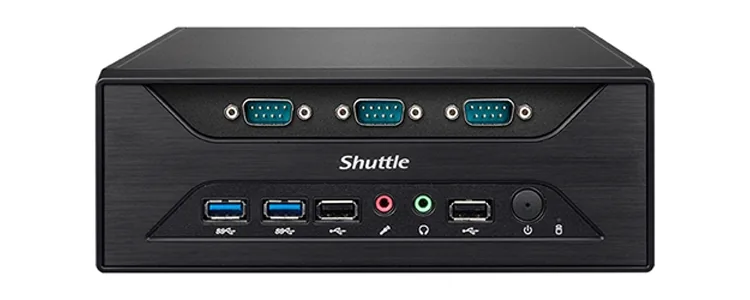 Мини-компьютер Shuttle XC60J оснащён восемью COM-портами