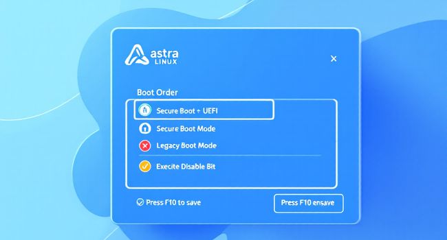 Astra Linux: Настройки BIOS